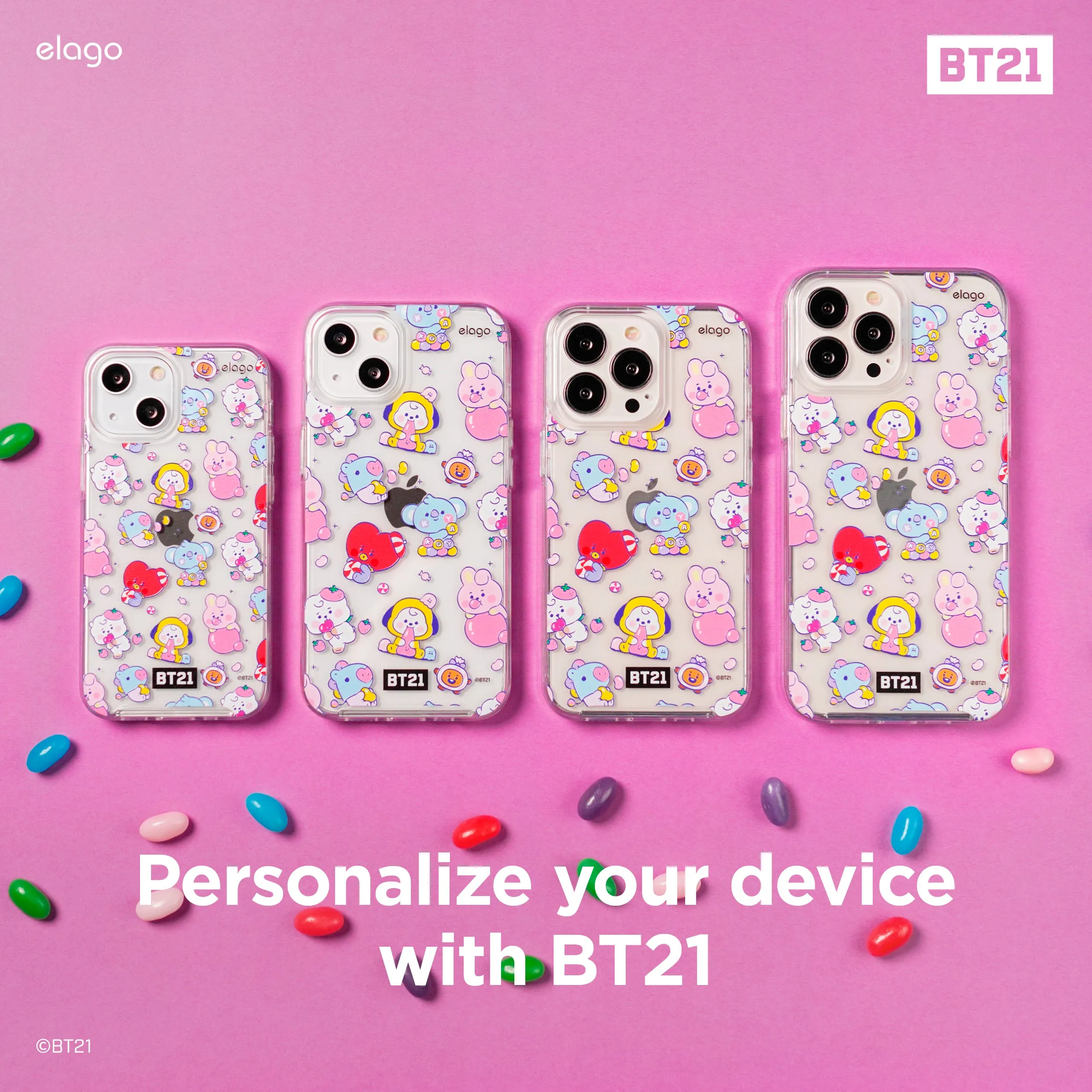 Trendy 2025 BT21 | elago Jelly Candy Case for iPhone 13 Pro  Last Few Pieces!