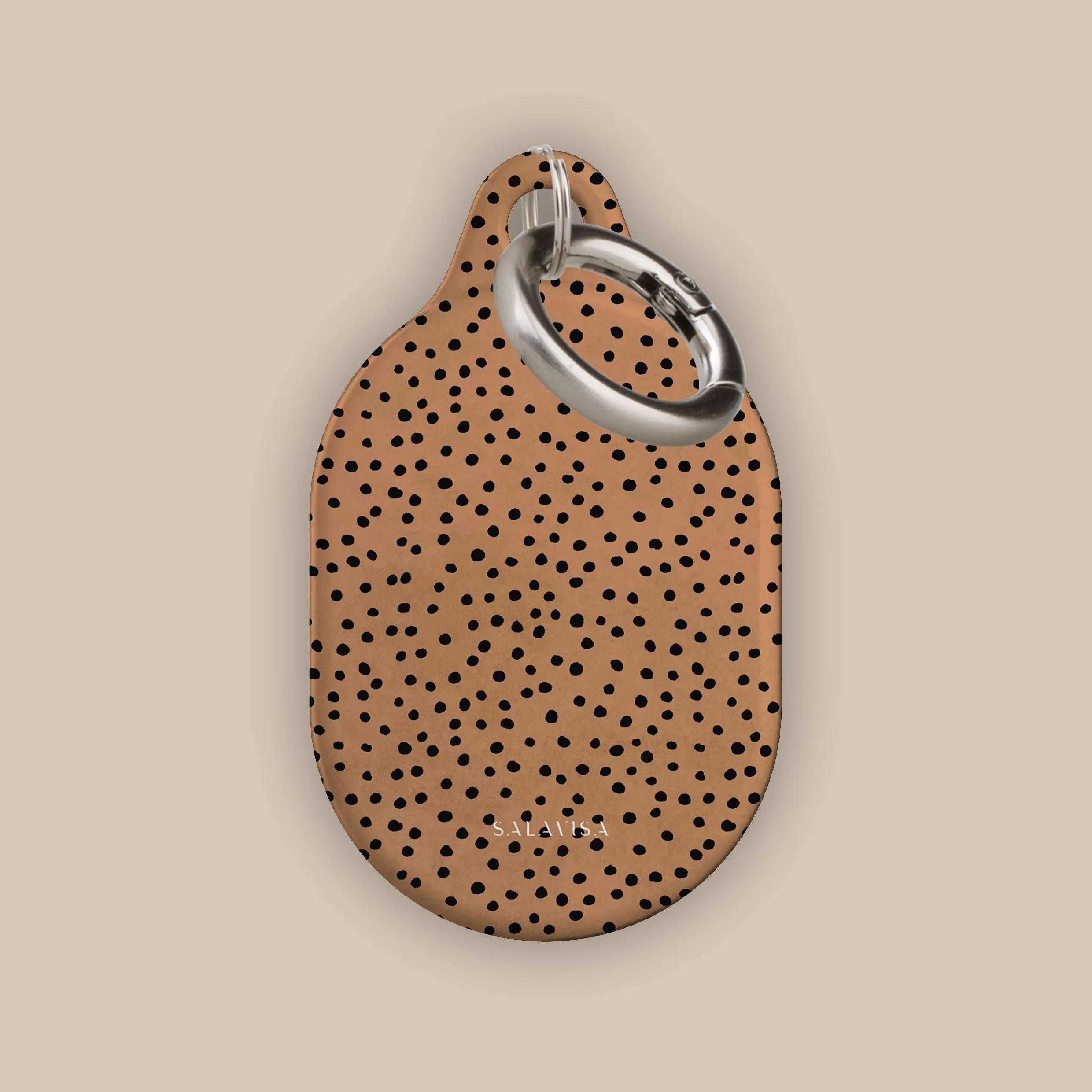 Trendy 2025 Burnt Orange Polka Dots AirTag Holder  Limited Availability!