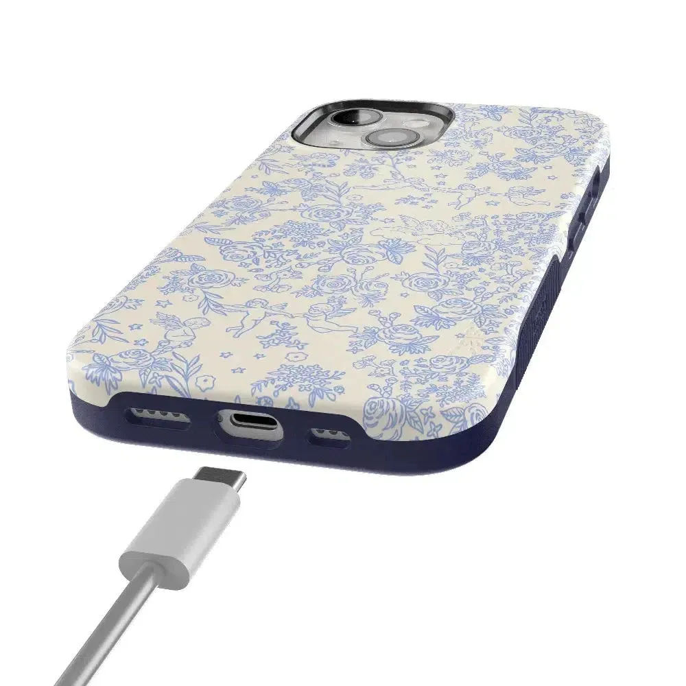 Trendy 2025 Cupid's Canvas | Periwinkle Floral Case  Last Chance!