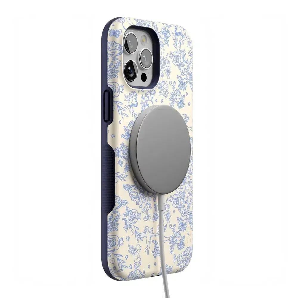 Trendy 2025 Cupid's Canvas | Periwinkle Floral Case  Last Chance!