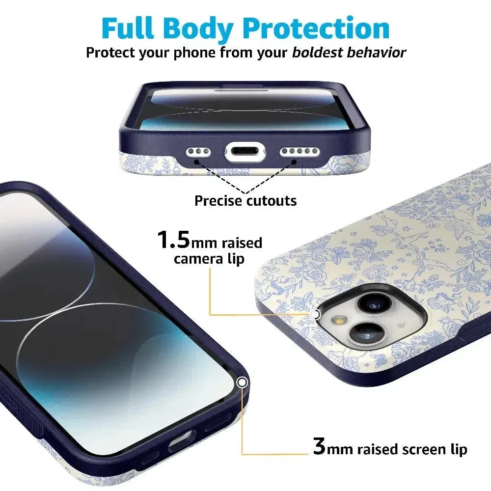 Trendy 2025 Cupid's Canvas | Periwinkle Floral Case  Last Chance!