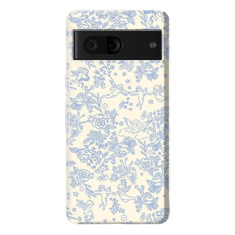 Trendy 2025 Cupid's Canvas | Periwinkle Floral Case  Last Chance!