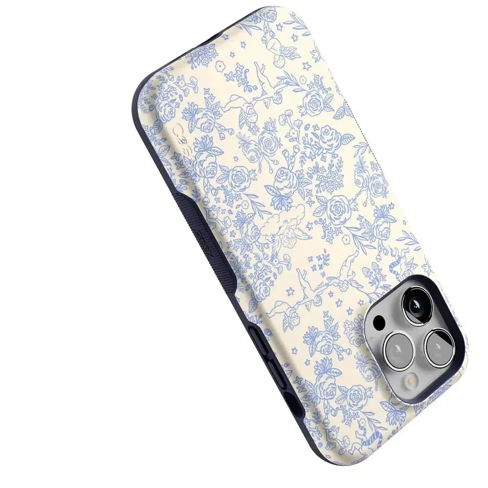 Trendy 2025 Cupid's Canvas | Periwinkle Floral Case  Last Chance!