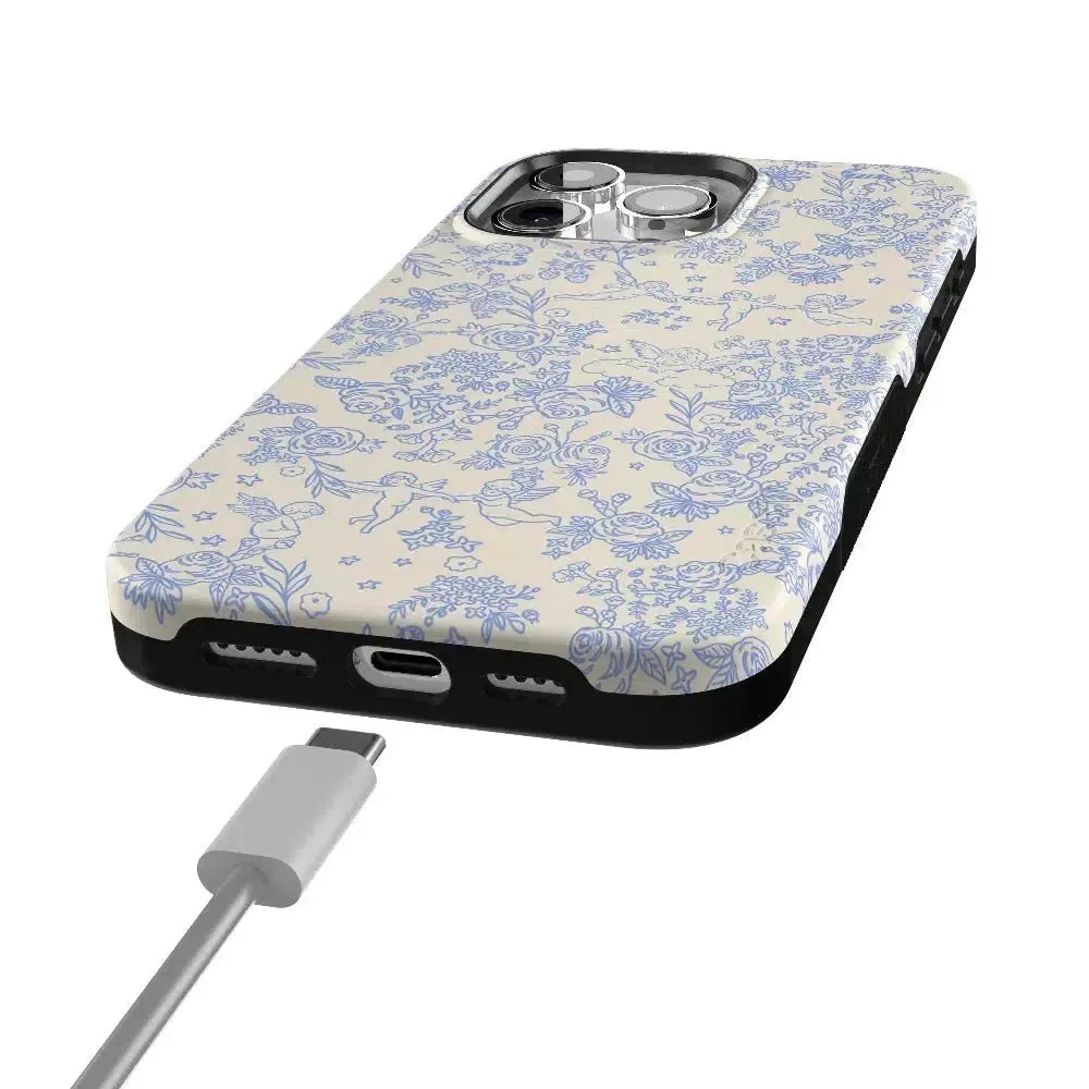 Trendy 2025 Cupid's Canvas | Periwinkle Floral Case  Last Chance!