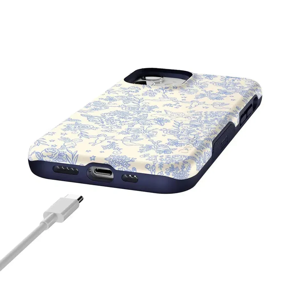 Trendy 2025 Cupid's Canvas | Periwinkle Floral Case  Last Chance!