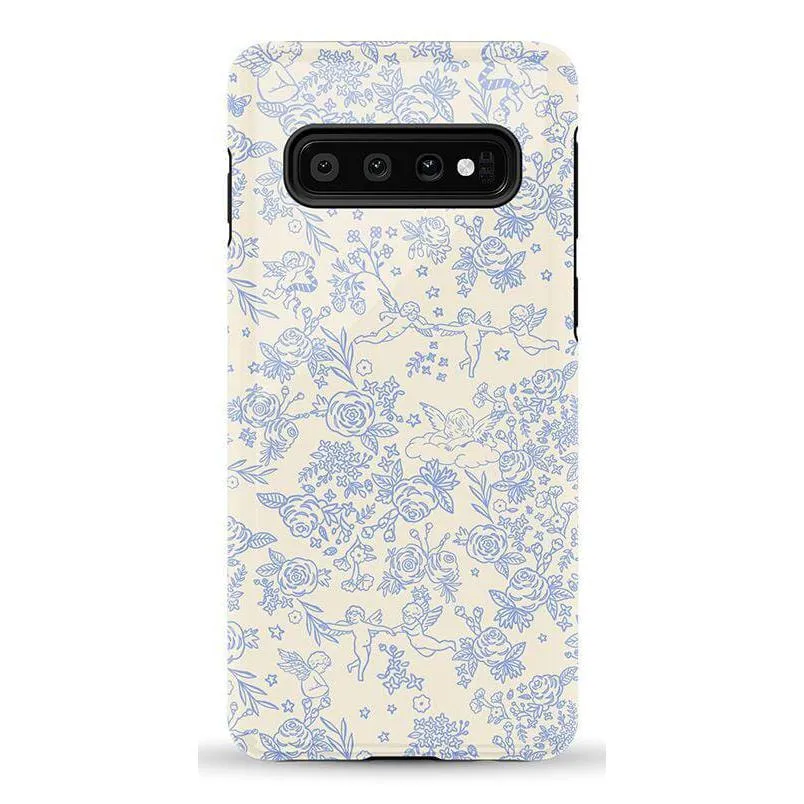 Trendy 2025 Cupid's Canvas | Periwinkle Floral Case  Last Chance!