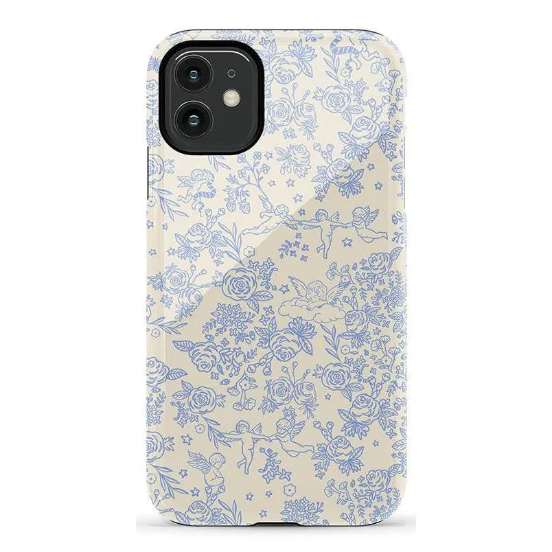 Trendy 2025 Cupid's Canvas | Periwinkle Floral Case  Last Chance!