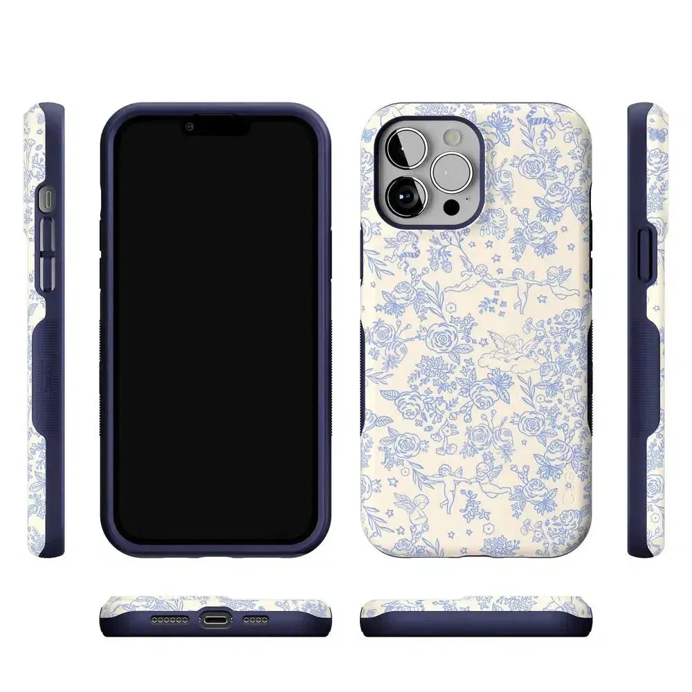 Trendy 2025 Cupid's Canvas | Periwinkle Floral Case  Last Chance!
