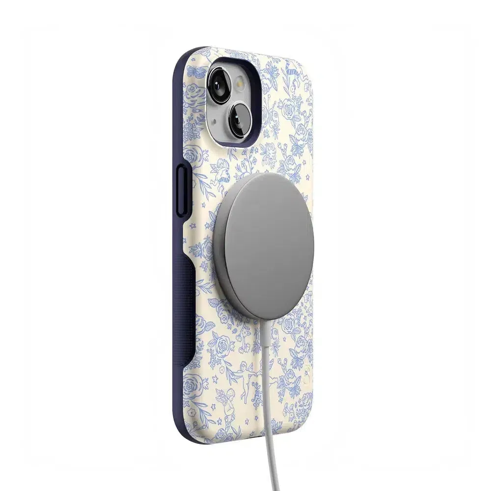 Trendy 2025 Cupid's Canvas | Periwinkle Floral Case  Last Chance!