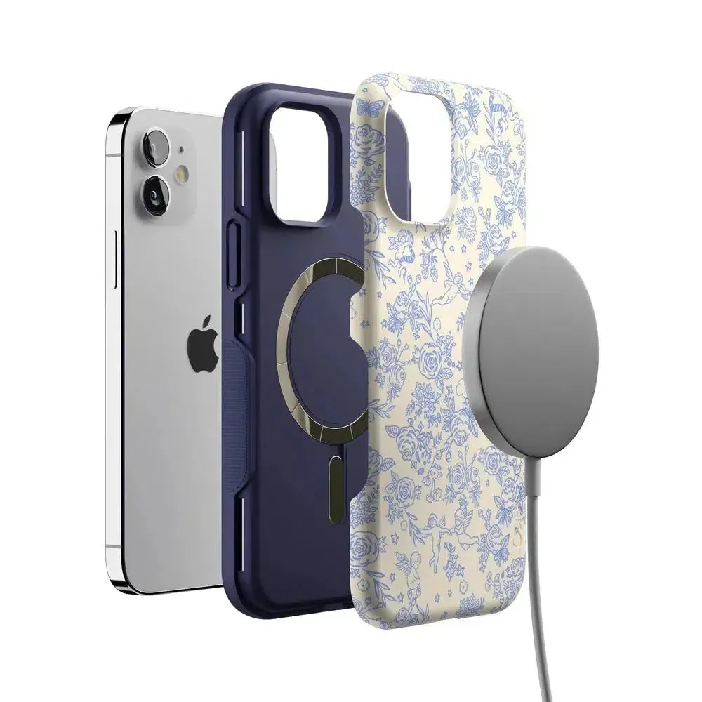 Trendy 2025 Cupid's Canvas | Periwinkle Floral Case  Last Chance!