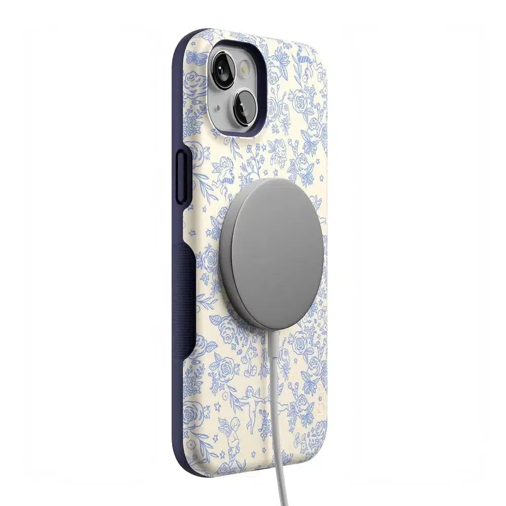 Trendy 2025 Cupid's Canvas | Periwinkle Floral Case  Last Chance!