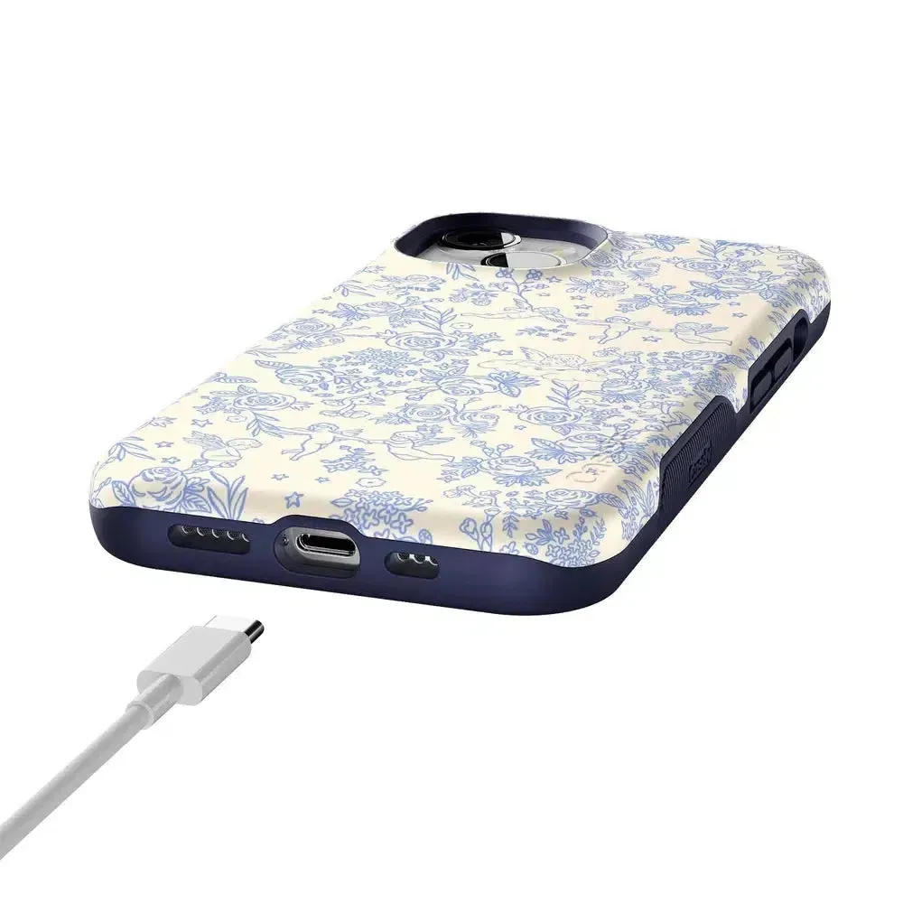 Trendy 2025 Cupid's Canvas | Periwinkle Floral Case  Last Chance!