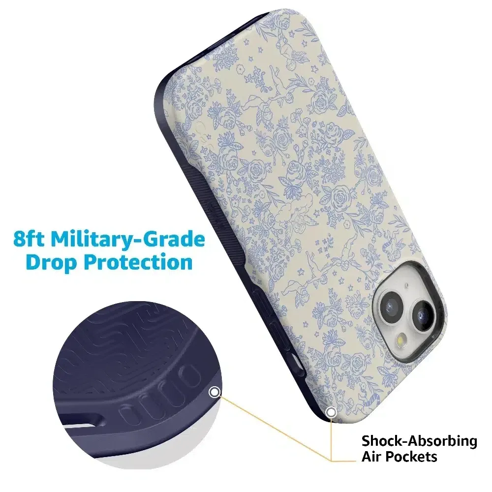 Trendy 2025 Cupid's Canvas | Periwinkle Floral Case  Last Chance!