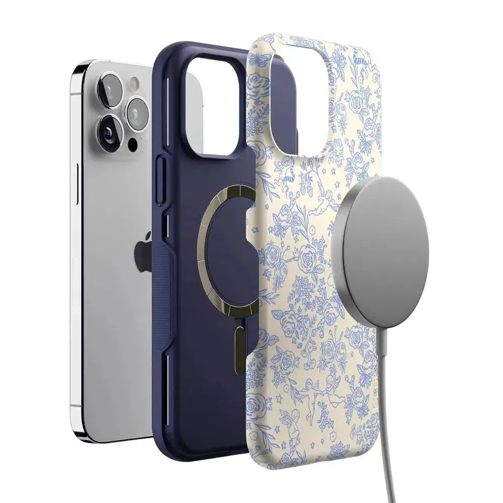 Trendy 2025 Cupid's Canvas | Periwinkle Floral Case  Last Chance!