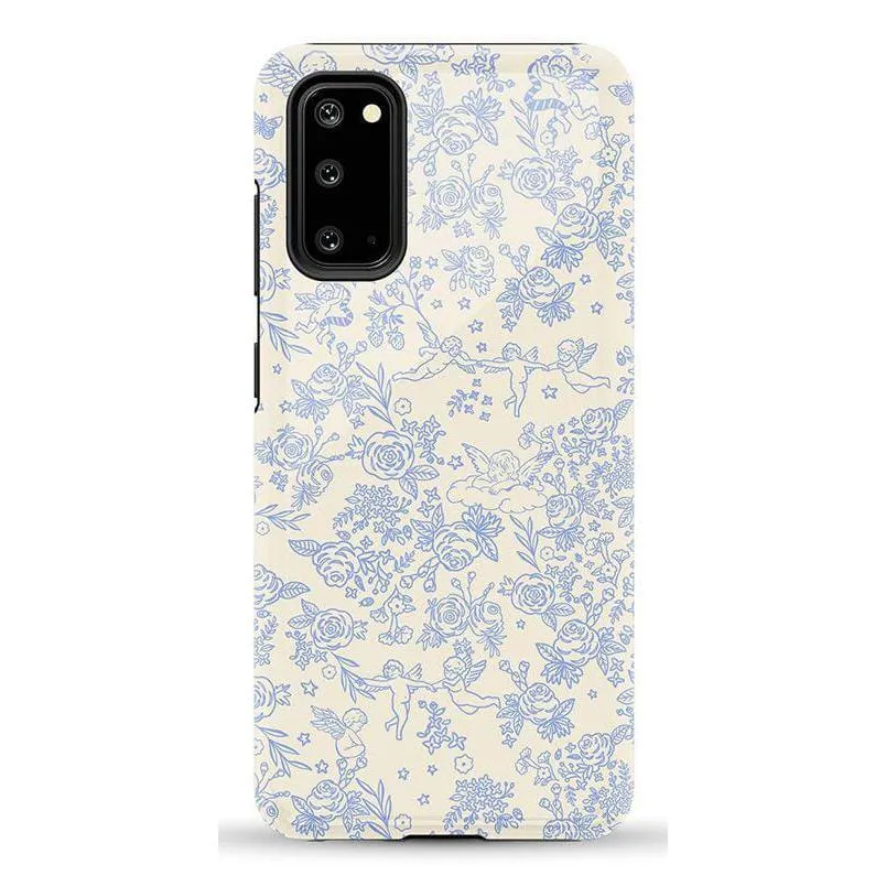 Trendy 2025 Cupid's Canvas | Periwinkle Floral Case  Last Chance!