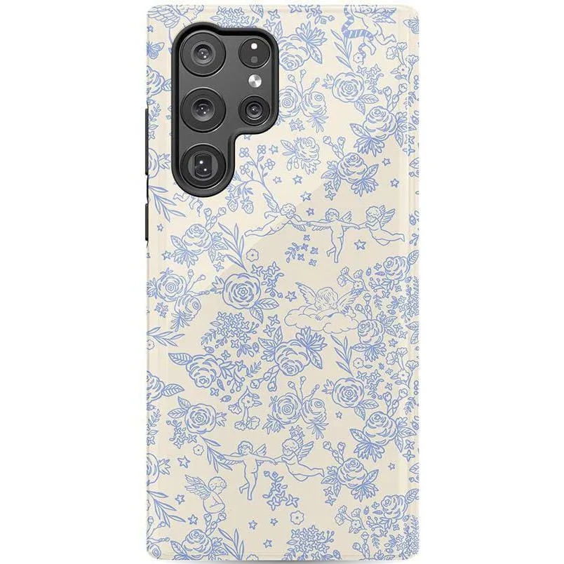 Trendy 2025 Cupid's Canvas | Periwinkle Floral Case  Last Chance!