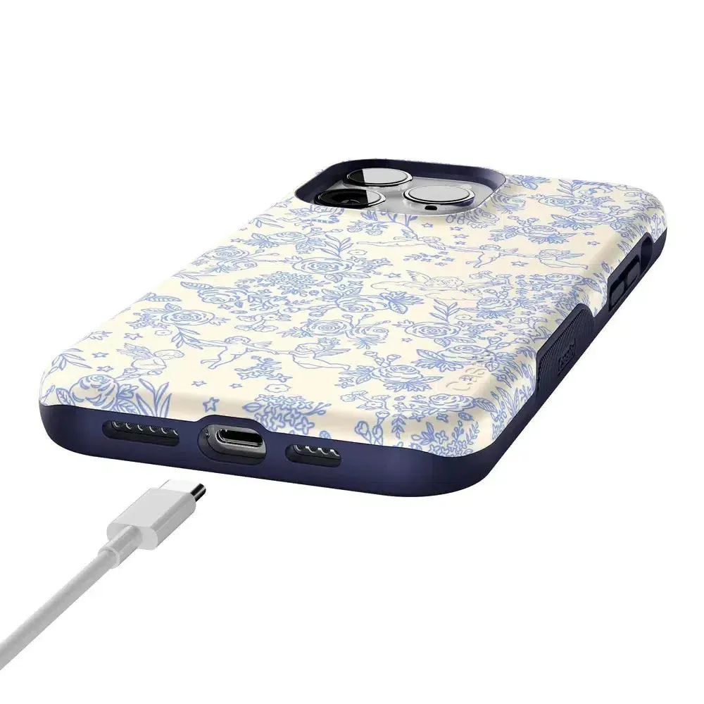 Trendy 2025 Cupid's Canvas | Periwinkle Floral Case  Last Chance!