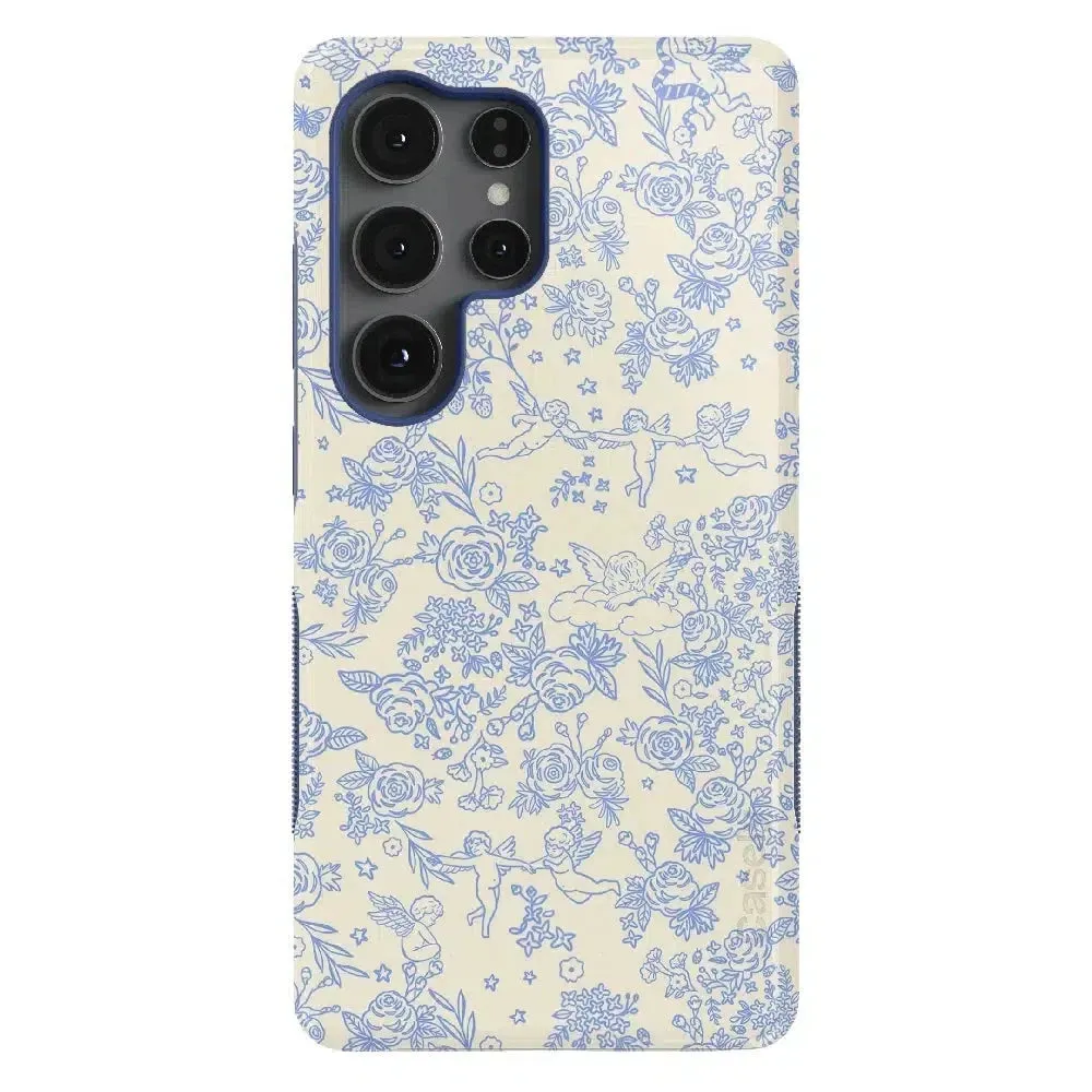 Trendy 2025 Cupid's Canvas | Periwinkle Floral Case  Last Chance!