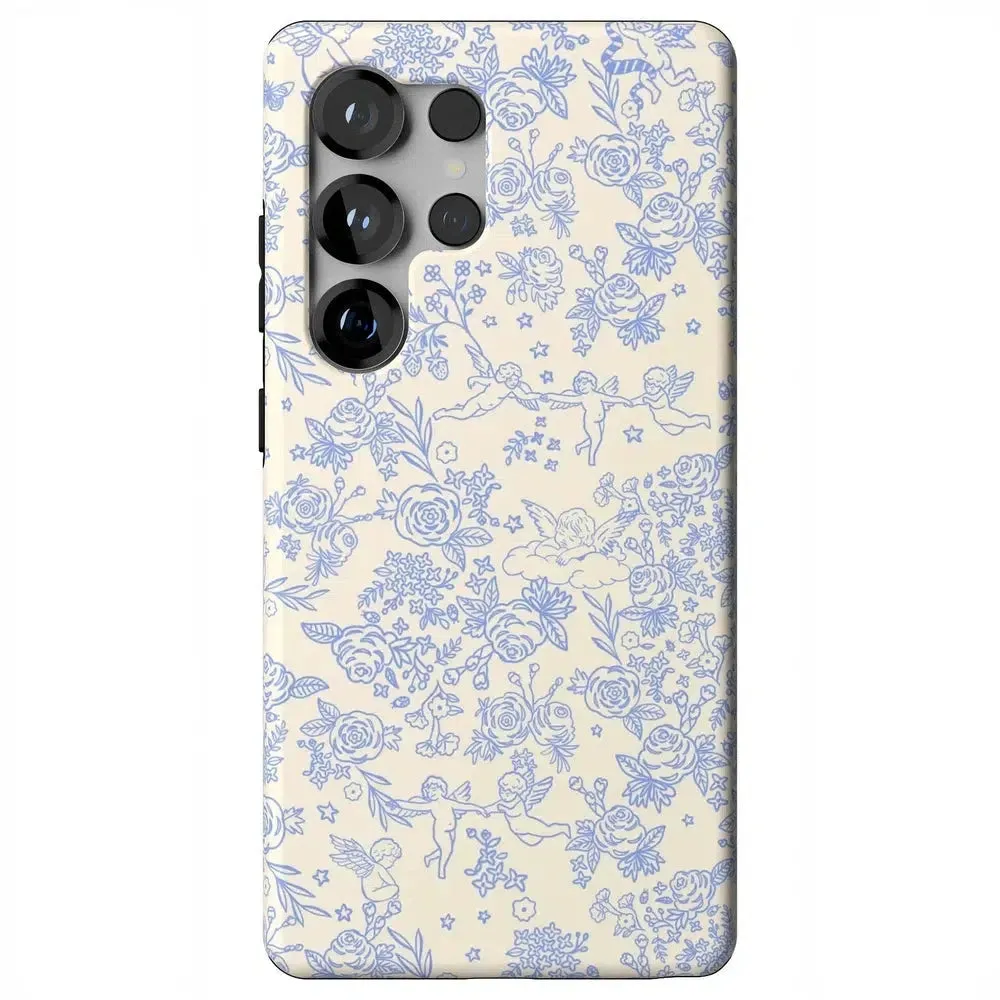 Trendy 2025 Cupid's Canvas | Periwinkle Floral Case  Last Chance!