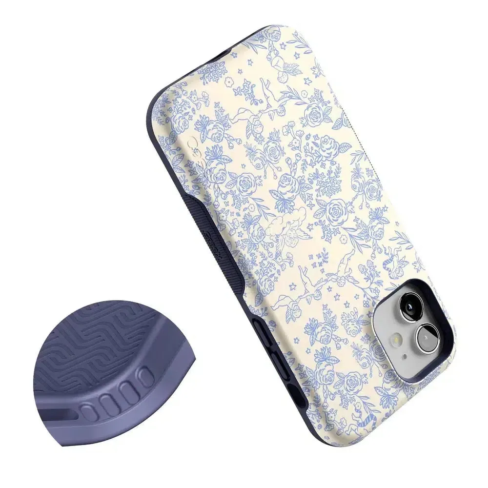 Trendy 2025 Cupid's Canvas | Periwinkle Floral Case  Last Chance!