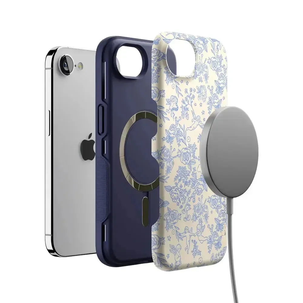Trendy 2025 Cupid's Canvas | Periwinkle Floral Case  Last Chance!