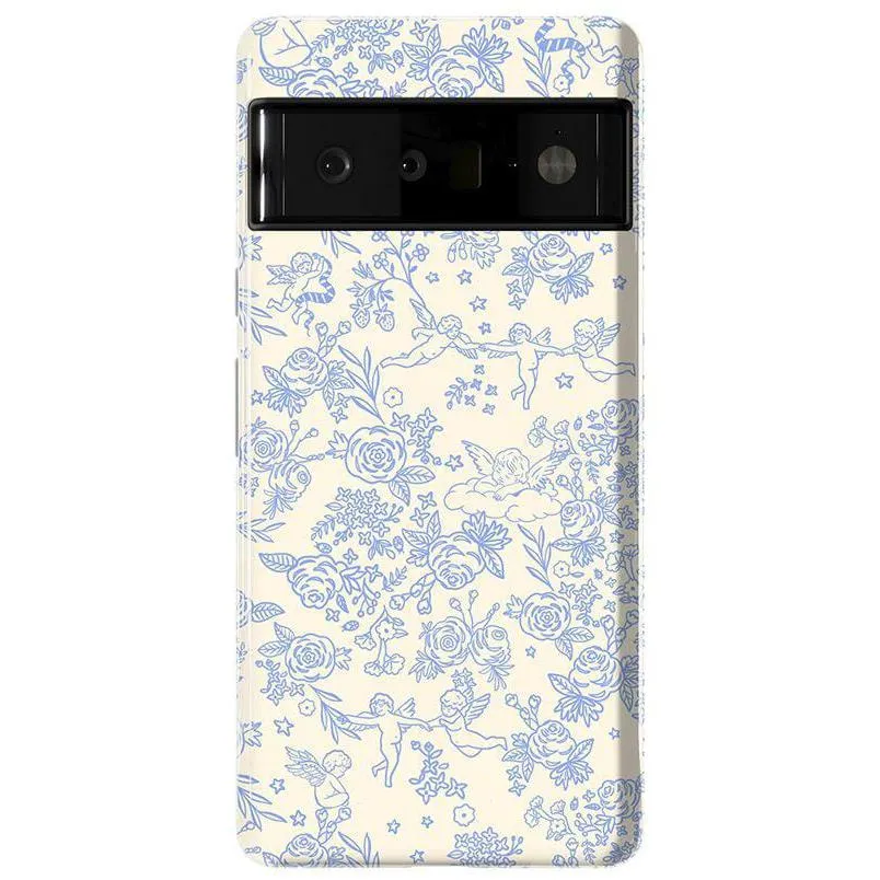 Trendy 2025 Cupid's Canvas | Periwinkle Floral Case  Last Chance!