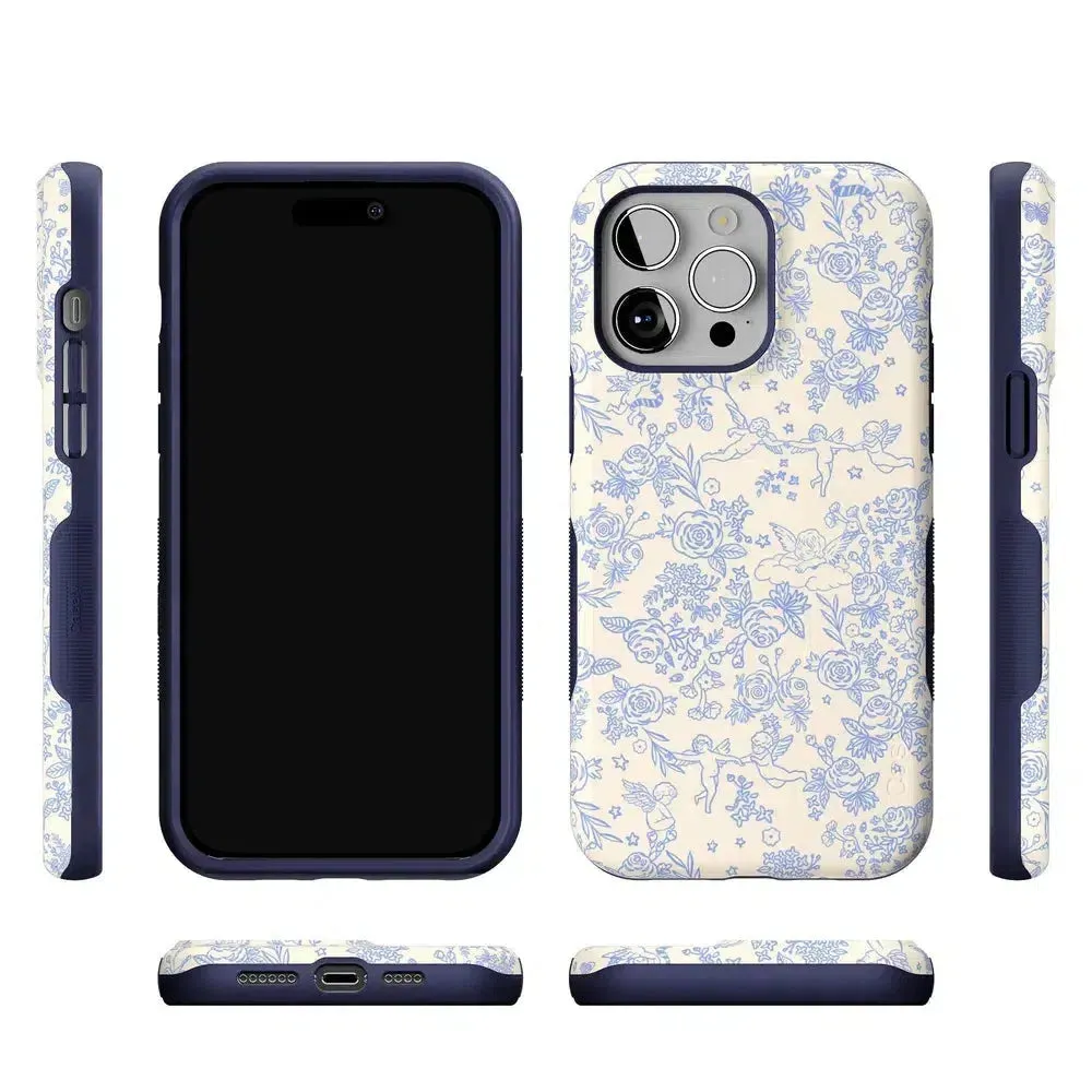 Trendy 2025 Cupid's Canvas | Periwinkle Floral Case  Last Chance!