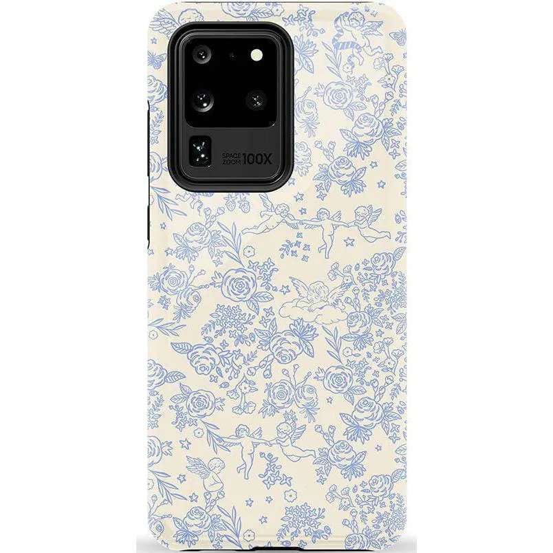 Trendy 2025 Cupid's Canvas | Periwinkle Floral Case  Last Chance!