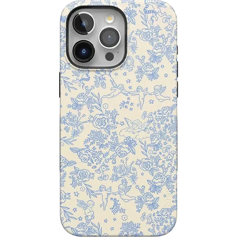 Trendy 2025 Cupid's Canvas | Periwinkle Floral Case  Last Chance!