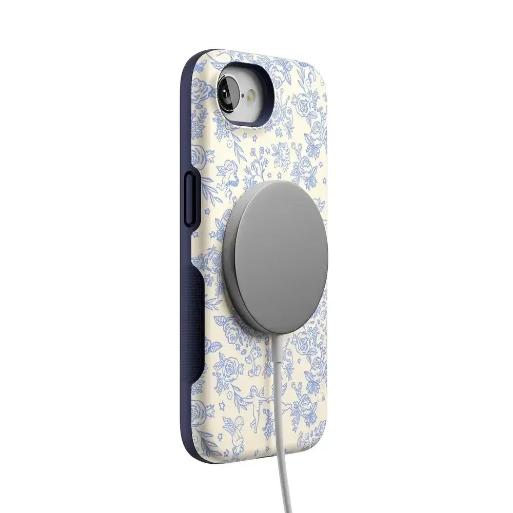 Trendy 2025 Cupid's Canvas | Periwinkle Floral Case  Last Chance!