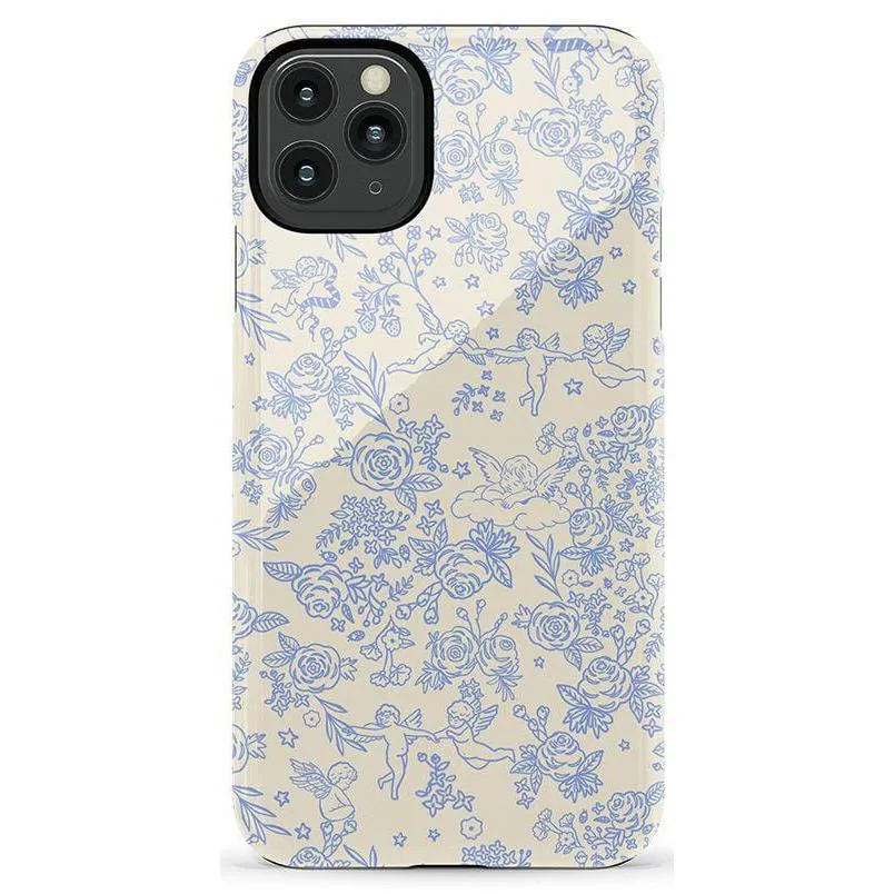 Trendy 2025 Cupid's Canvas | Periwinkle Floral Case  Last Chance!