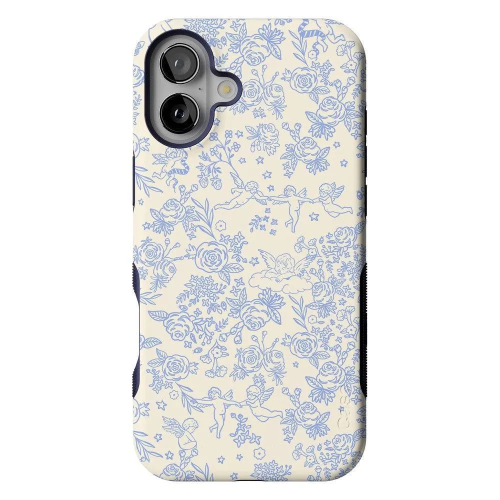 Trendy 2025 Cupid's Canvas | Periwinkle Floral Case  Last Chance!