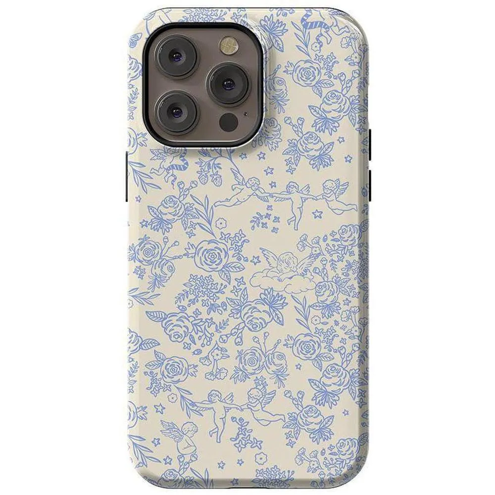 Trendy 2025 Cupid's Canvas | Periwinkle Floral Case  Last Chance!