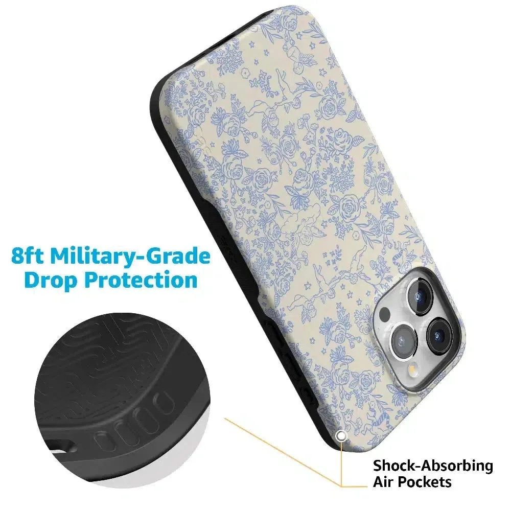 Trendy 2025 Cupid's Canvas | Periwinkle Floral Case  Last Chance!