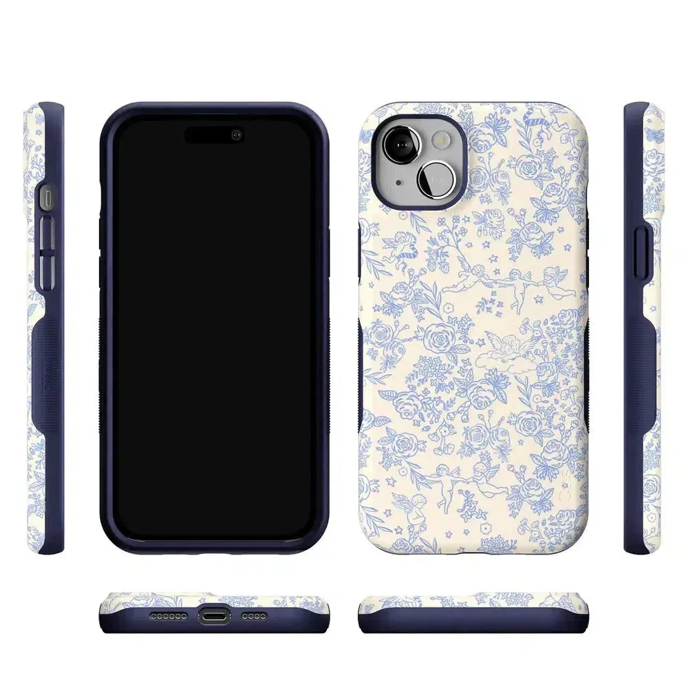 Trendy 2025 Cupid's Canvas | Periwinkle Floral Case  Last Chance!