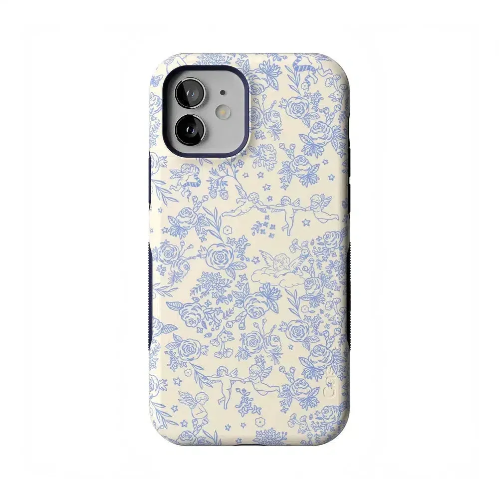 Trendy 2025 Cupid's Canvas | Periwinkle Floral Case  Last Chance!