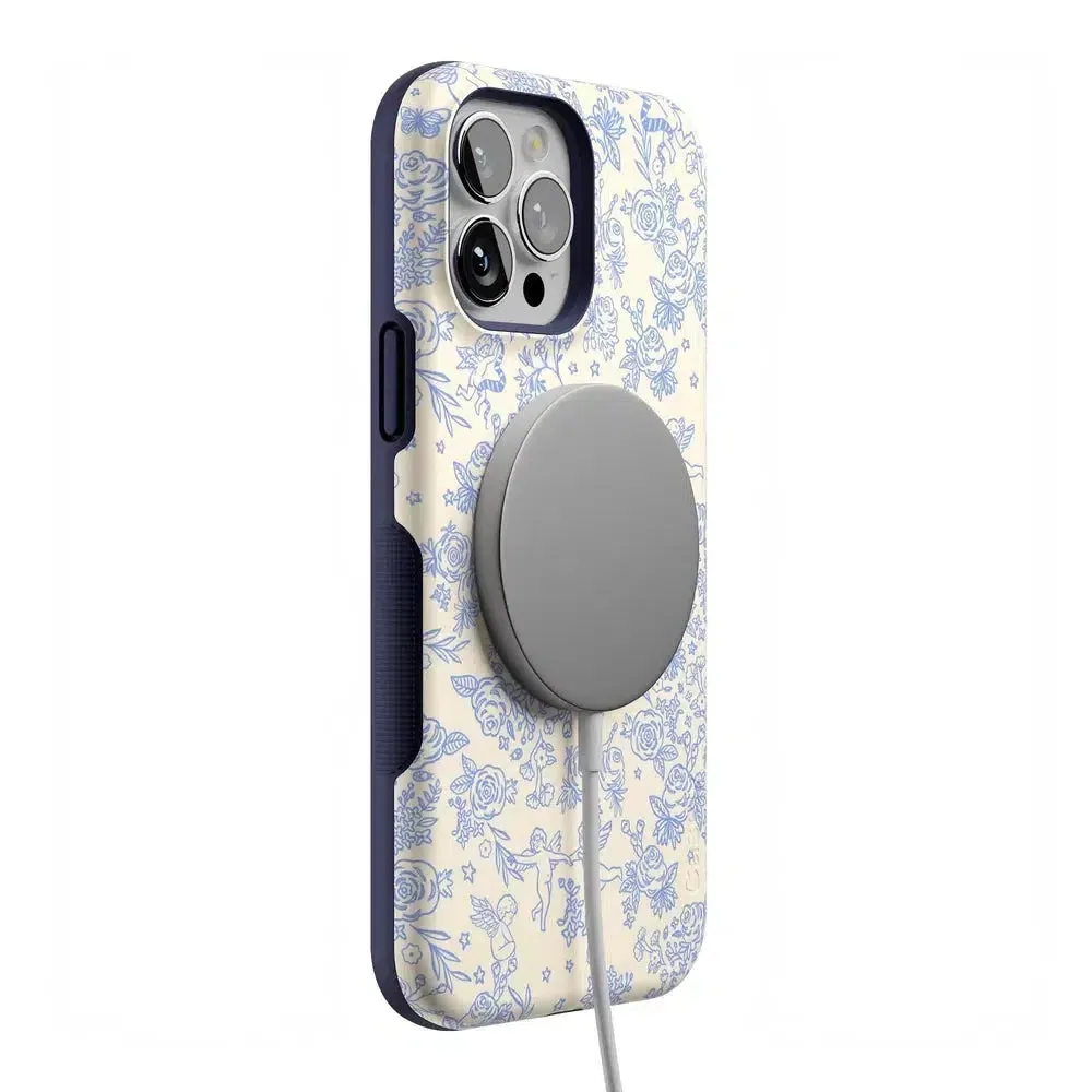 Trendy 2025 Cupid's Canvas | Periwinkle Floral Case  Last Chance!