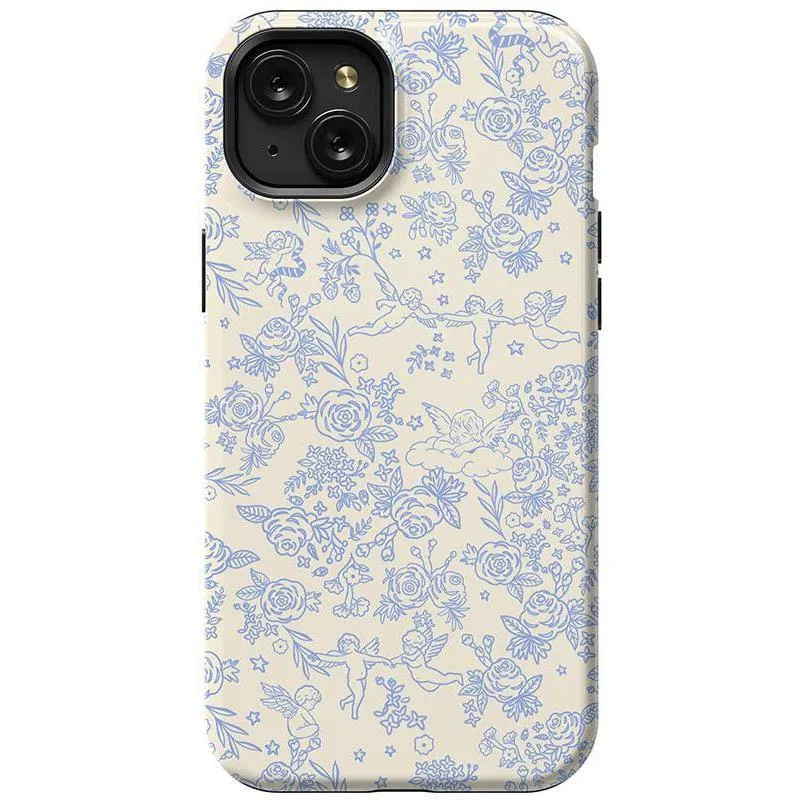 Trendy 2025 Cupid's Canvas | Periwinkle Floral Case  Last Chance!