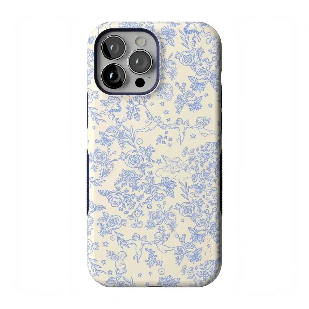 Trendy 2025 Cupid's Canvas | Periwinkle Floral Case  Last Chance!
