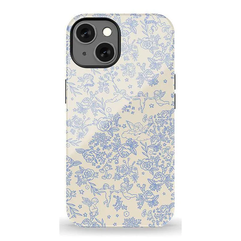 Trendy 2025 Cupid's Canvas | Periwinkle Floral Case  Last Chance!