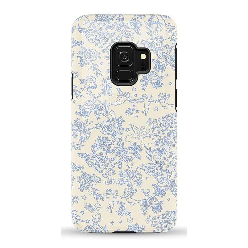 Trendy 2025 Cupid's Canvas | Periwinkle Floral Case  Last Chance!