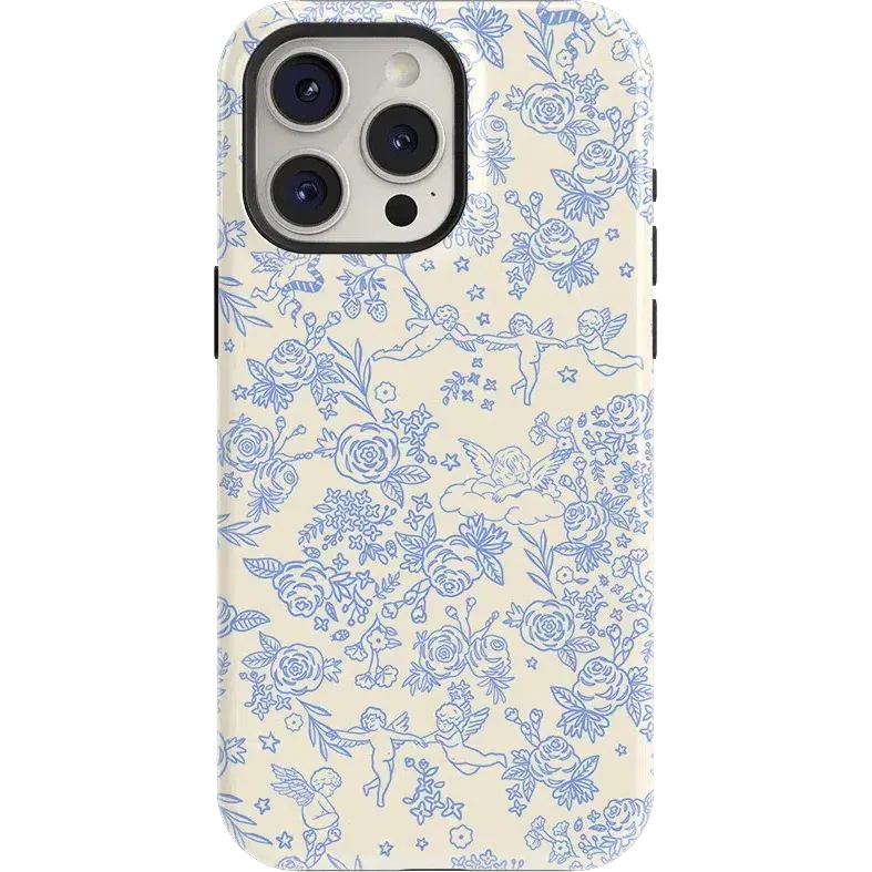 Trendy 2025 Cupid's Canvas | Periwinkle Floral Case  Last Chance!