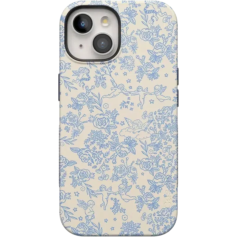 Trendy 2025 Cupid's Canvas | Periwinkle Floral Case  Last Chance!