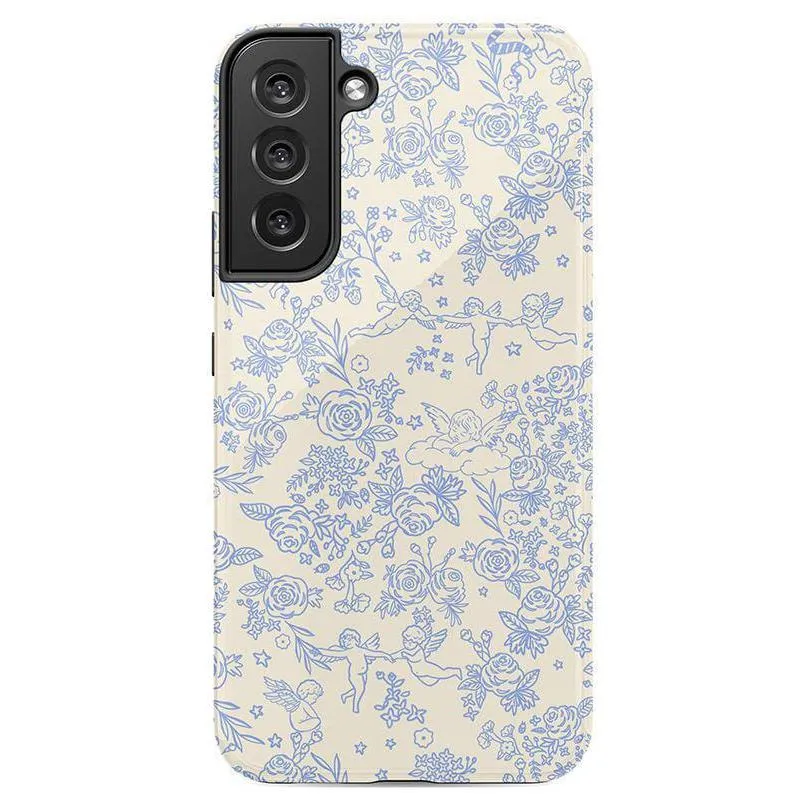 Trendy 2025 Cupid's Canvas | Periwinkle Floral Case  Last Chance!