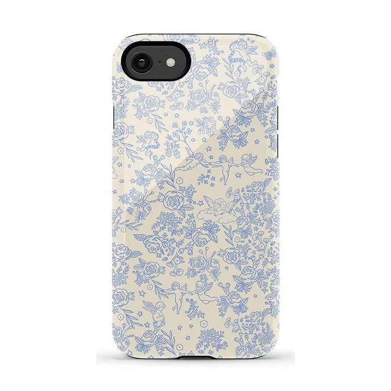 Trendy 2025 Cupid's Canvas | Periwinkle Floral Case  Last Chance!