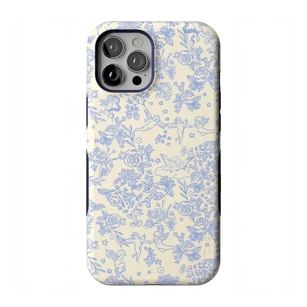 Trendy 2025 Cupid's Canvas | Periwinkle Floral Case  Last Chance!