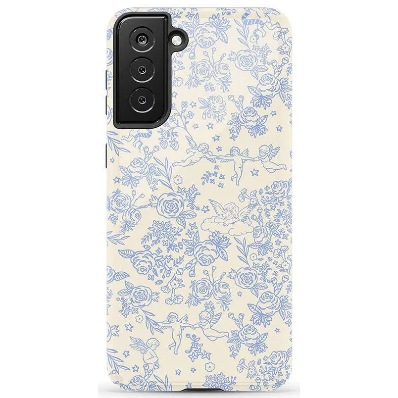 Trendy 2025 Cupid's Canvas | Periwinkle Floral Case  Last Chance!
