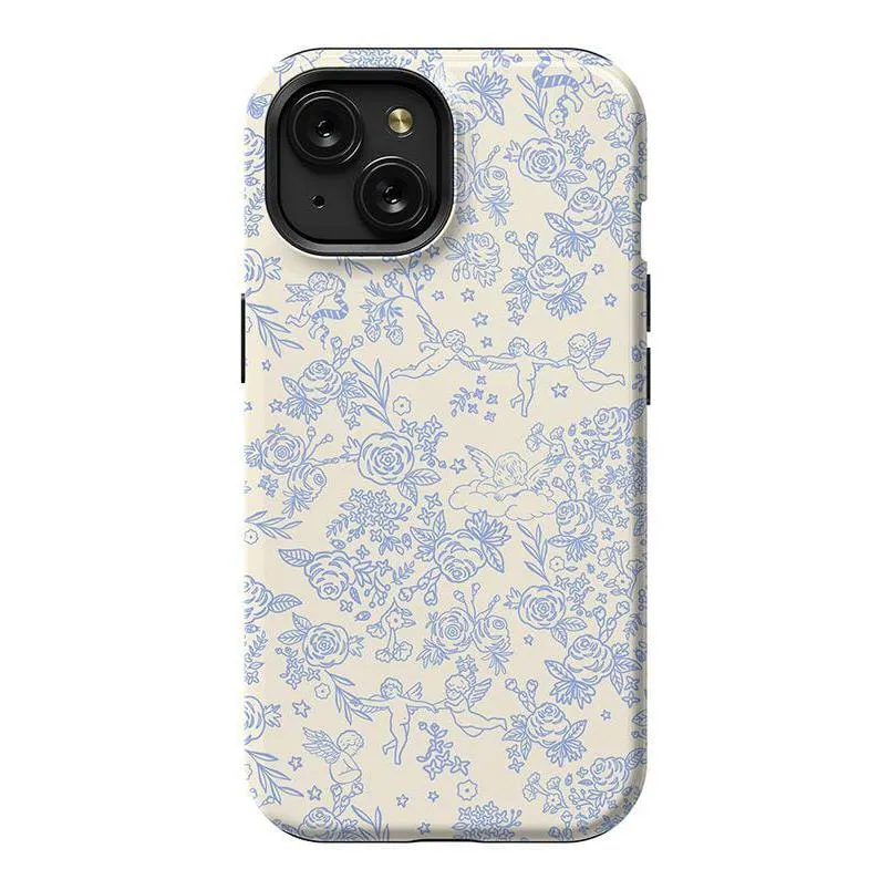 Trendy 2025 Cupid's Canvas | Periwinkle Floral Case  Last Chance!
