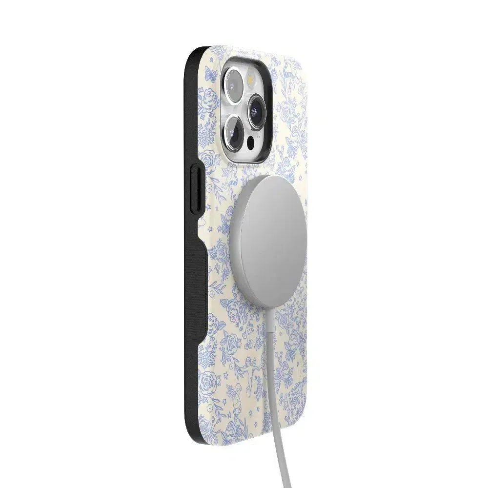 Trendy 2025 Cupid's Canvas | Periwinkle Floral Case  Last Chance!