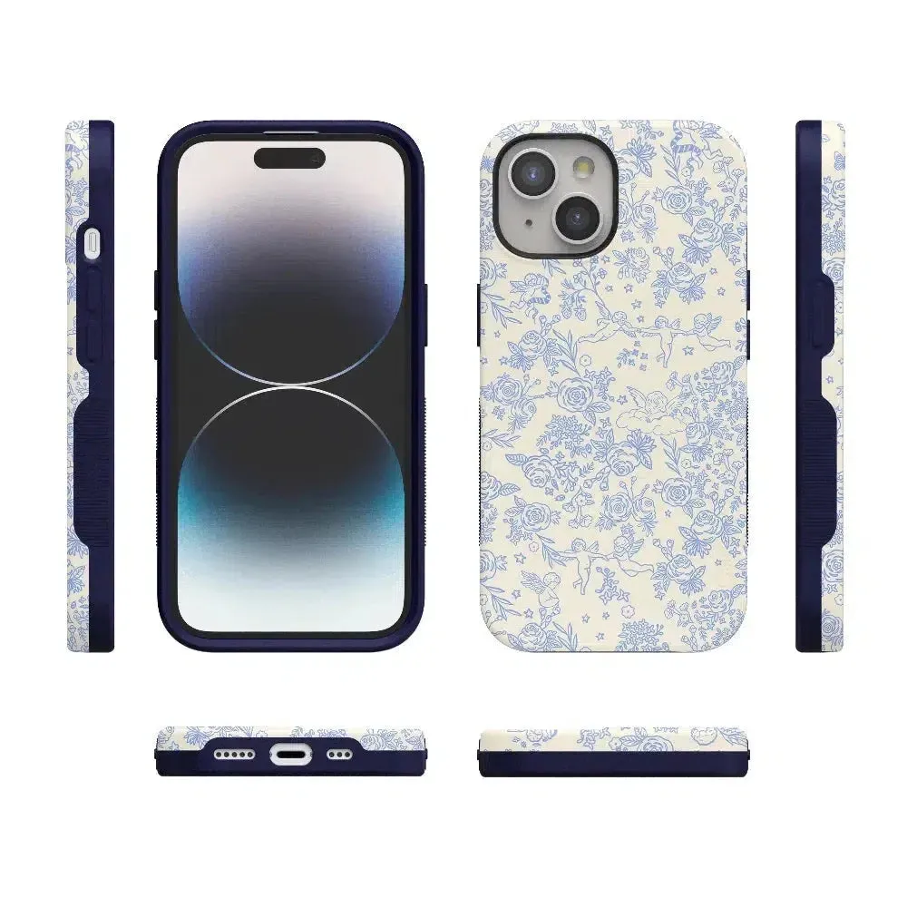 Trendy 2025 Cupid's Canvas | Periwinkle Floral Case  Last Chance!